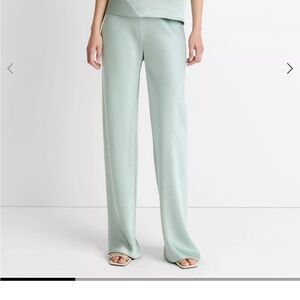 Vince Pale Green Satin Trousers